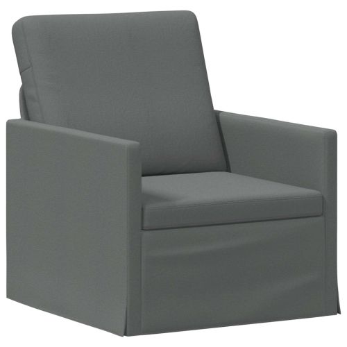 Комплект дивани 2 pcs Тъмносиво Текстил