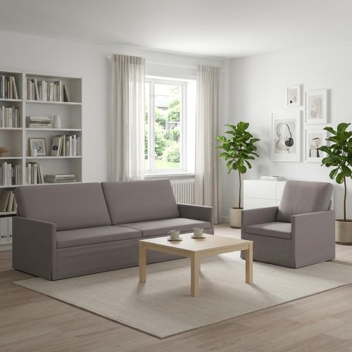 Комплект дивани 2 pcs Таупе Текстил