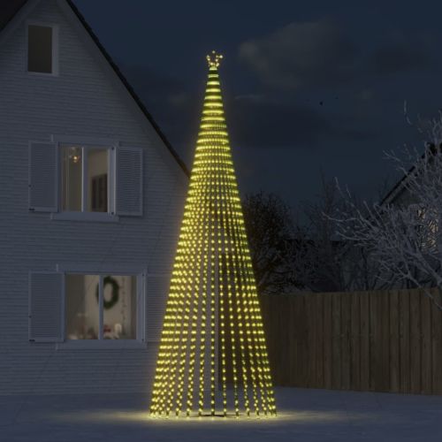 LED коледна елха 1544 LED топло бяло 500 см