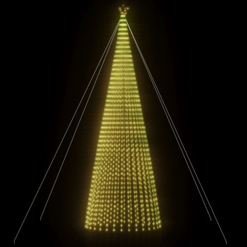 LED коледна елха 1544 LED топло бяло 500 см