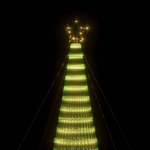 LED коледна елха 1544 LED топло бяло 500 см
