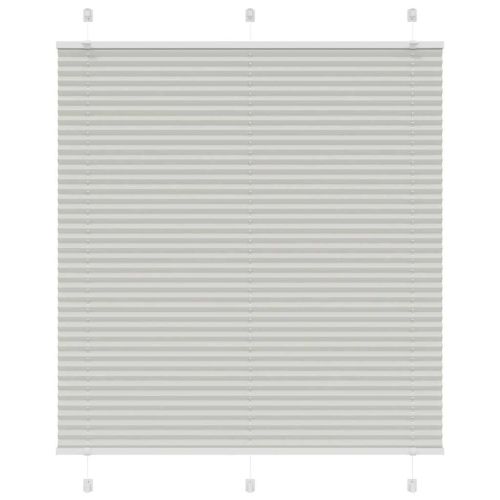 Плисирана щора Светло сиво 120x100 cm Ширина на плата 119,4 cm