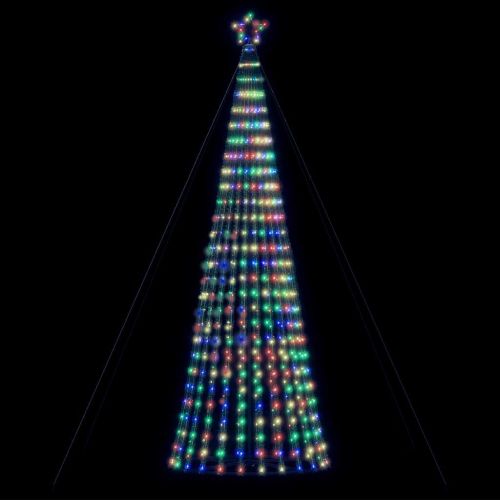 LED коледна елха 1028 светодиода Цветни 403 см