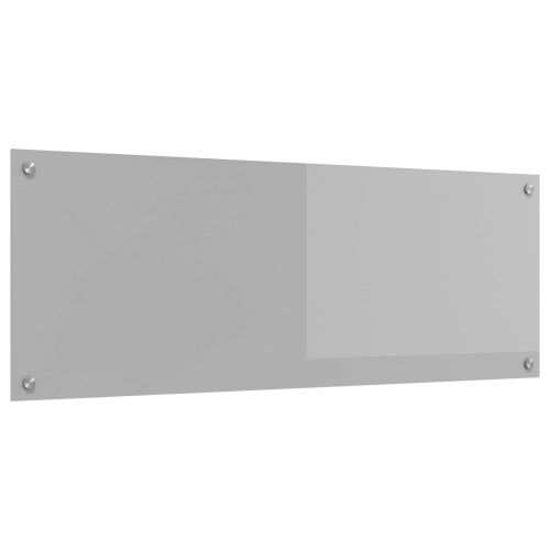 Кухненски гръб Светлосиво 110 x 40 cm закалено стъкло