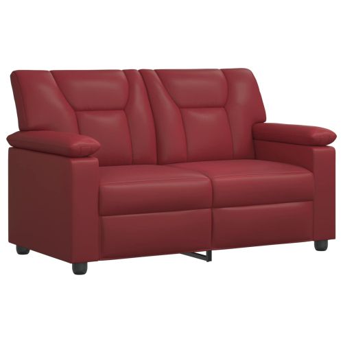 Диван Виненочервен 151 x 85 x 93 см Изкуствена