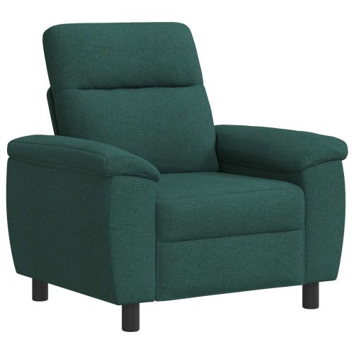 Диван Тъмнозелено 95 x 90 x 95 см Текстил