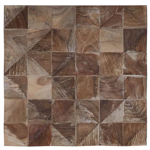 Стенни панели 11 бр. Бяло избелено 30 x 30 x 1,7 см