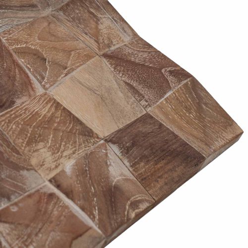 Стенни панели 11 бр. Бяло избелено 30 x 30 x 1,7 см