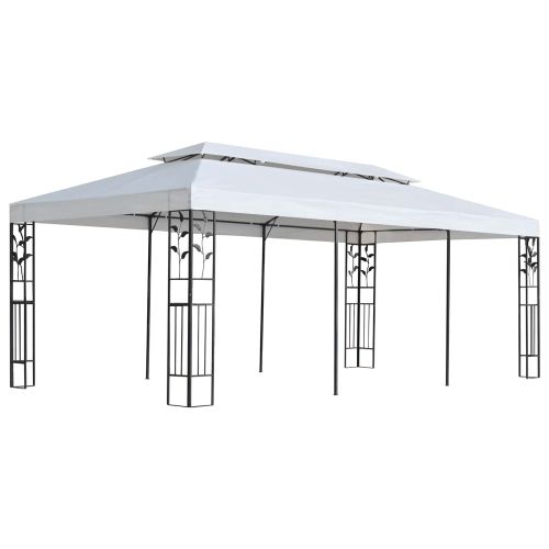 Платно за шатра Бяло 300 x 600 cm Полиестер