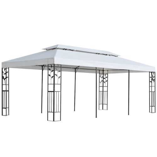 Платно за шатра Бяло 300 x 600 cm Полиестер