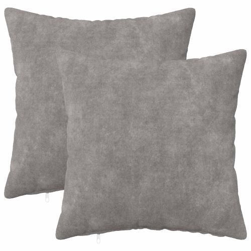 Калъфка за възглавница 2 pcs HEERLEN Светлосиво 30 x 30 cm