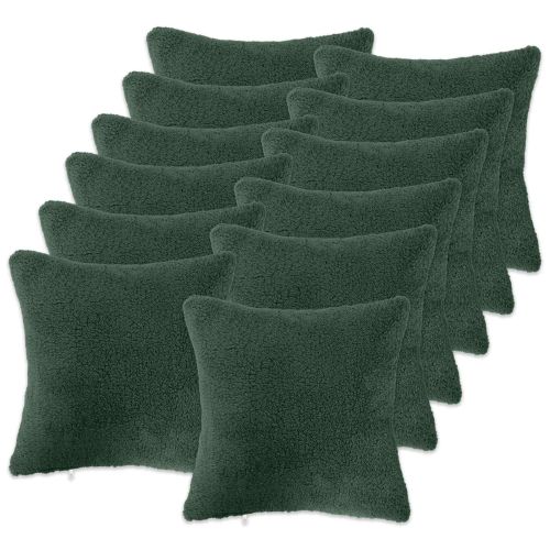 Калъфка за възглавница 12 pcs HEERLEN Тъмнозелено 50 x 50 cm