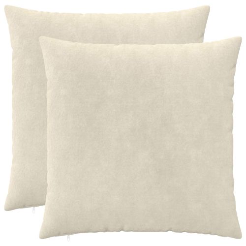 Калъфка за възглавница 2 pcs HEERLEN Кремаво 60 x 60 cm