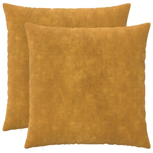 Калъфка за възглавница 2 pcs HEERLEN Жълто 60 x 60 cm