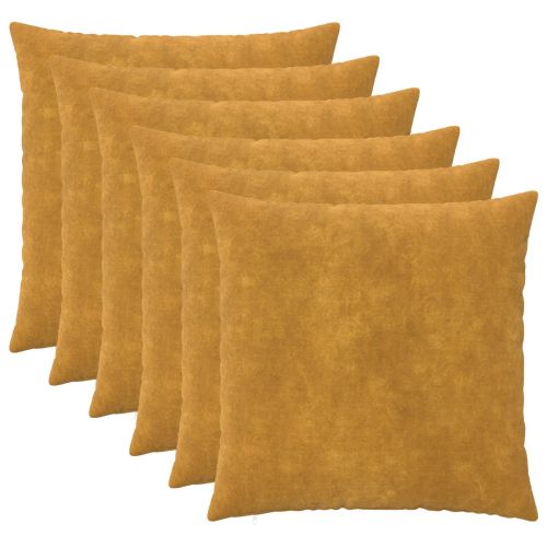Калъфка за възглавница 6 pcs HEERLEN Жълто 65 х 65 см