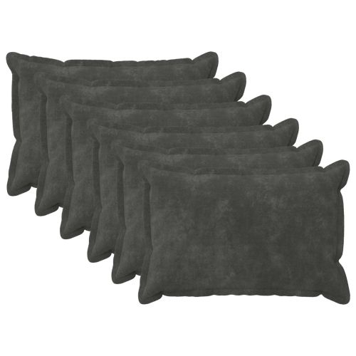 Калъфка за възглавница 6 pcs HOUTEN Антрацит 50 x 70 cm