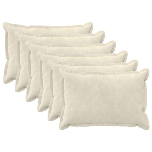 Калъфка за възглавница 6 pcs HOUTEN Кремаво 50 x 75 cm
