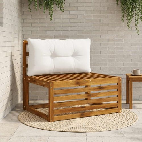 Възглавница за гръб PUTTEN 100% полиестер Бяло 80 x 40 x 10 cm