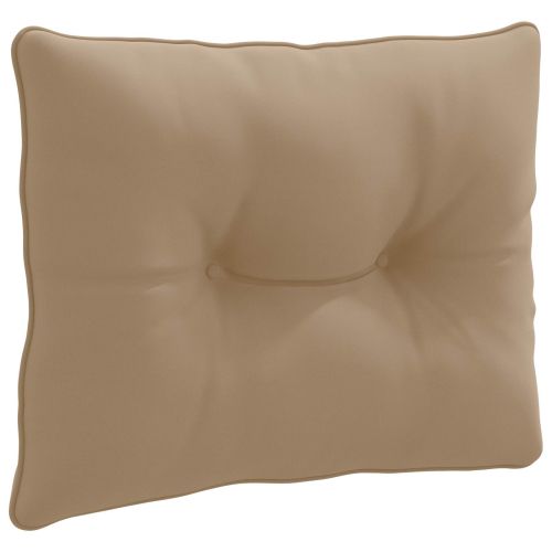 Възглавница за гръб PUTTEN 100% полиестер Таупе 50 x 40 x 10 cm
