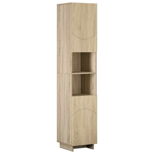 Комплект шкафове за баня 3 бр. Дъб сонома Инженерна дървесина
