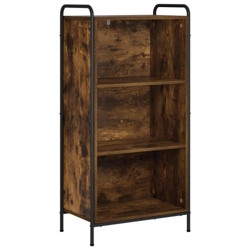 Шкаф за книги 55,5 x 33 x 174 см Инженерна дървесина Опушен дъб
