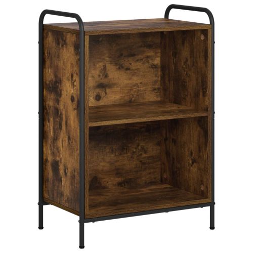Шкаф за книги 55,5 x 33 x 174 см Инженерна дървесина Опушен дъб