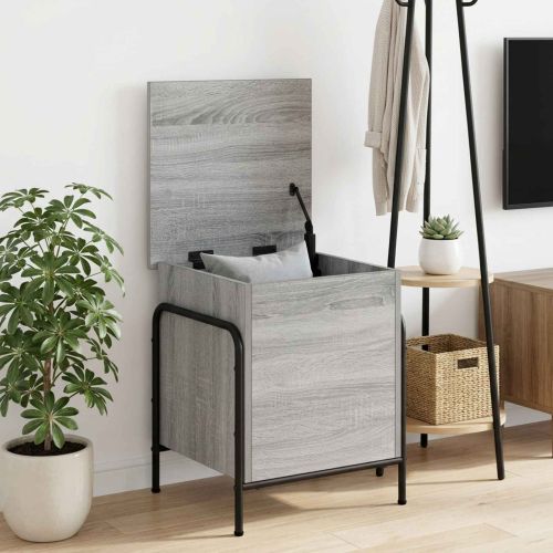 Кутия за съхранение Сив Сонома 80 x 40 x 49,5 см