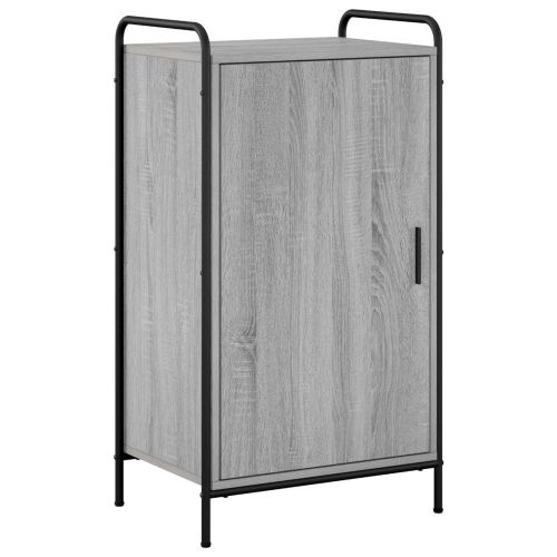 Шкаф за обувки 51 x 36,5 x 93 см Инженерна дървесина Сив Сонома