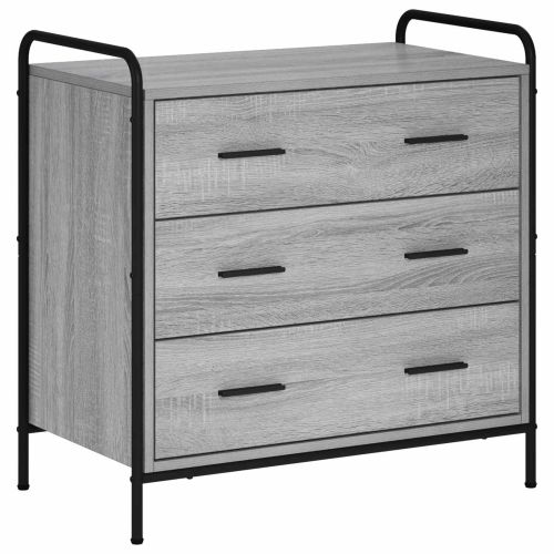 Чекмеджетен шкаф Сив Сонома 70 x 39,5 x 71 см
