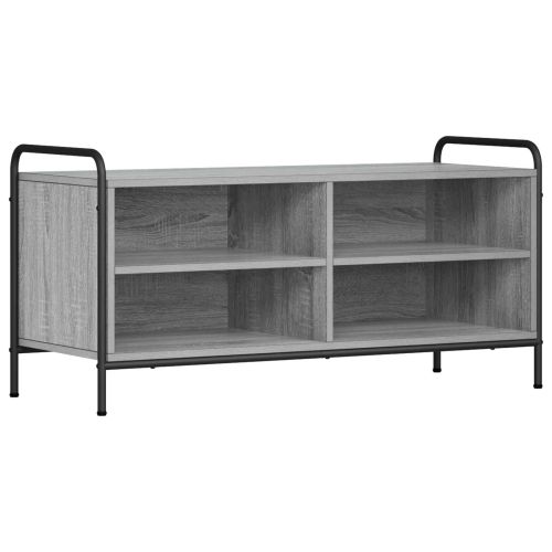 ТВ шкаф 140 x 39,5 x 50 см Сив Сонома Инженерна дървесина