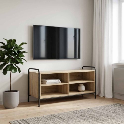 ТВ шкаф 140 x 39,5 x 50 см Дъб сонома Инженерна дървесина