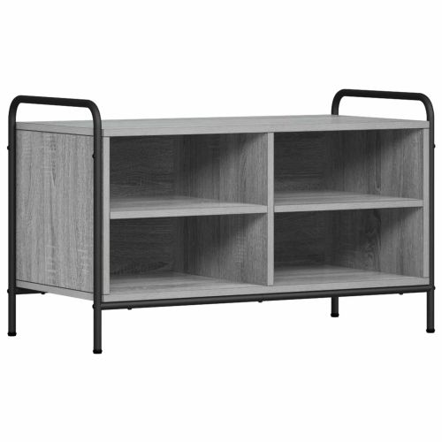 ТВ шкаф 140 x 39,5 x 50 см Сив Сонома Инженерна дървесина