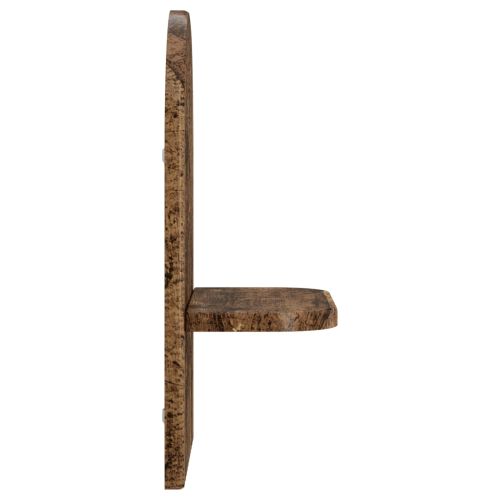 Стенен рафт 2 бр. Старо дърво 23 x 13,5 x 37,5 см