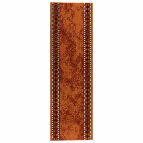 Килим с пътека FLORNES Тъкан Оранжево 67 x 150 cm ПП 7 mm