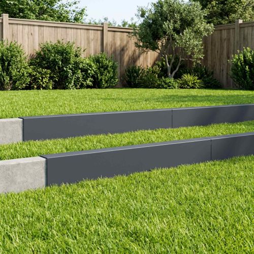 Покриващ профил за градина 10 бр. 100 x 10 x 15 cm Стомана
