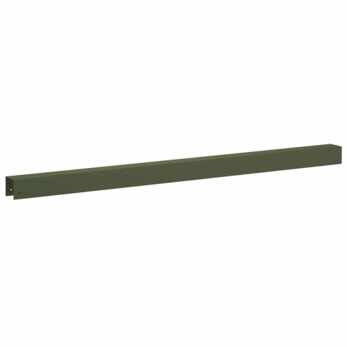Покриващ профил за градина 10 бр. 100 x 5 x 5 см Стомана