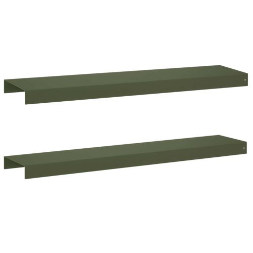 Покриващ профил за градина 2 бр. 100 x 20 x 5 см Стомана