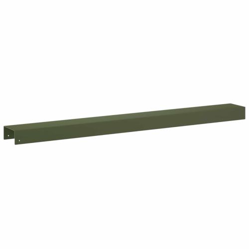 Покриващ профил за градина 10 бр. 100 x 10 x 5 см Стомана