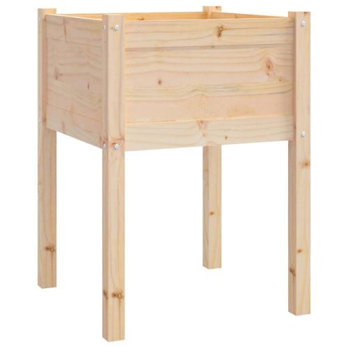 Градински сандъци, 2 бр, 50x50x70 см, борово дърво масив
