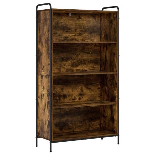 Шкаф за книги 55,5 x 33 x 174 см Инженерна дървесина Опушен дъб