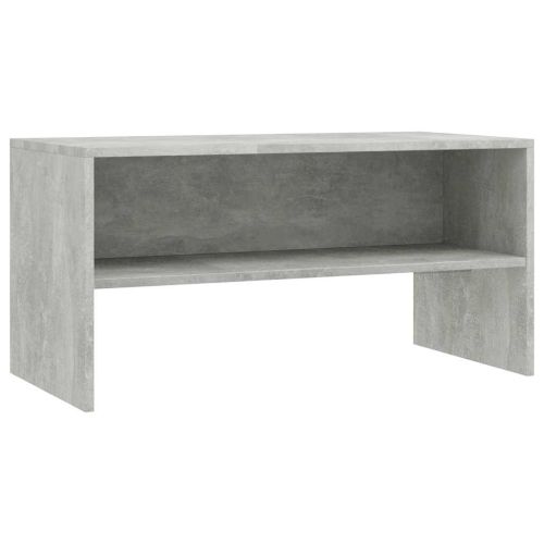 ТВ шкаф, бетонно сив, 80x40x40 см, инженерно дърво