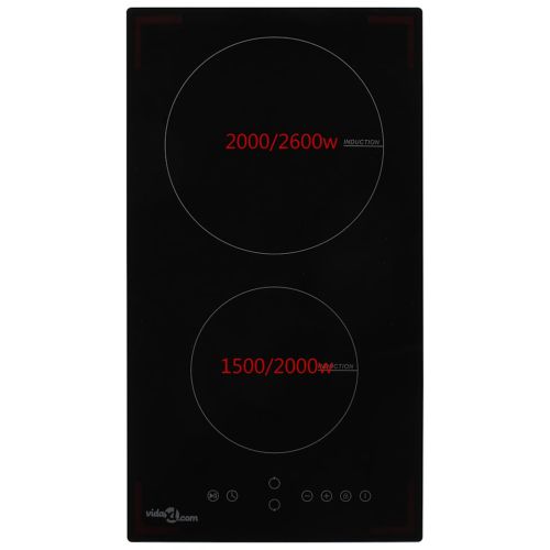 Индукционен плот с 2 котлона, сензорен контрол, 3500 W
