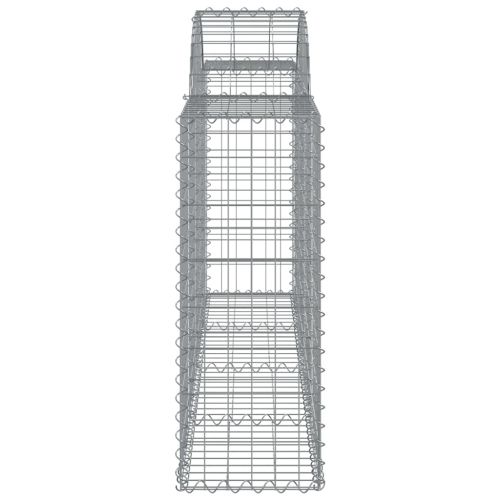 Габионни кошници арка 3 бр 200x30x80/100 см поцинковано желязо
