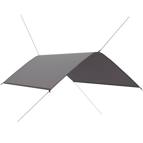 Тента за къмпинг, 3x2 м, сива