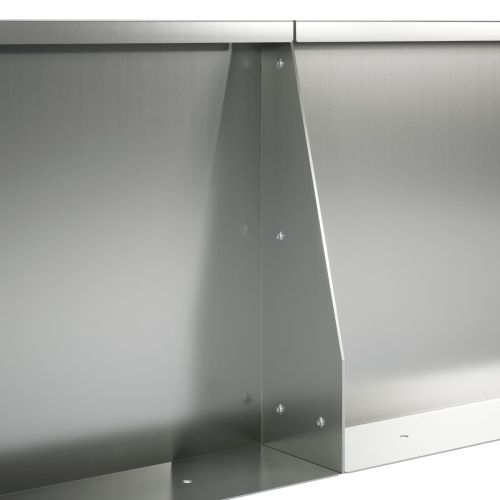 Задържащи стени 2 бр. 80 x 12 x 40 см Поцинкована стомана