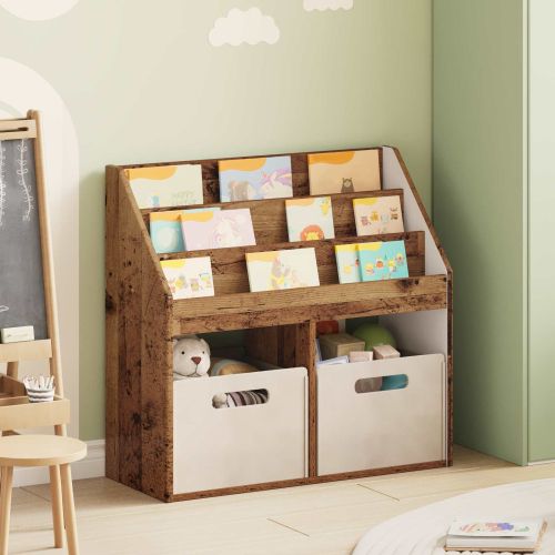 Детска рафт за книги Старо дърво 72,5 x 29,5 x 69 см