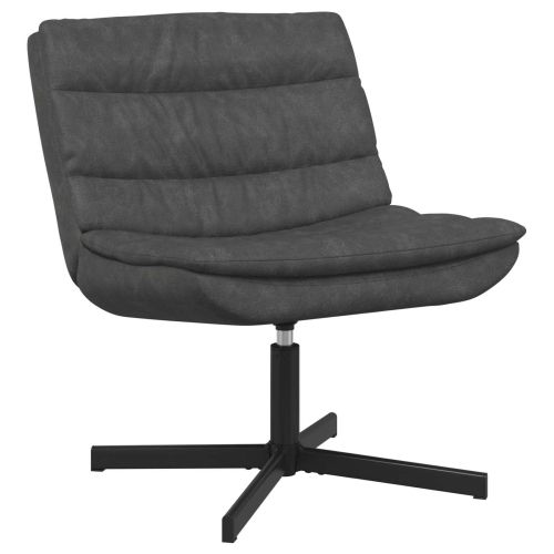 Въртящ се стол Черно 63 x 75 x 76 см Антично PU