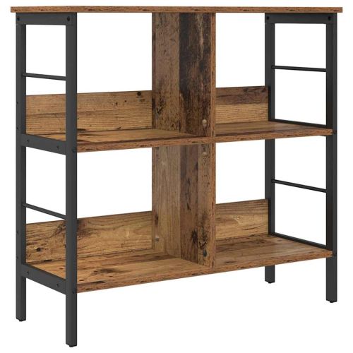 Рафт за книги 4 нива 82 x 32 x 79 см Инженерна дървесина
