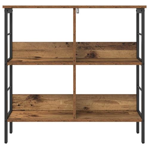 Рафт за книги 4 нива 82 x 32 x 79 см Инженерна дървесина