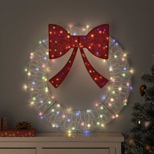 Венец 60 LED светодиода Многоцветен 76 x 76 x 8,5 см Акрил
